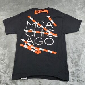 Virgil Abloh MCA Museum Shirt Men Medium Champion Figures Of Speech Chicago RARE